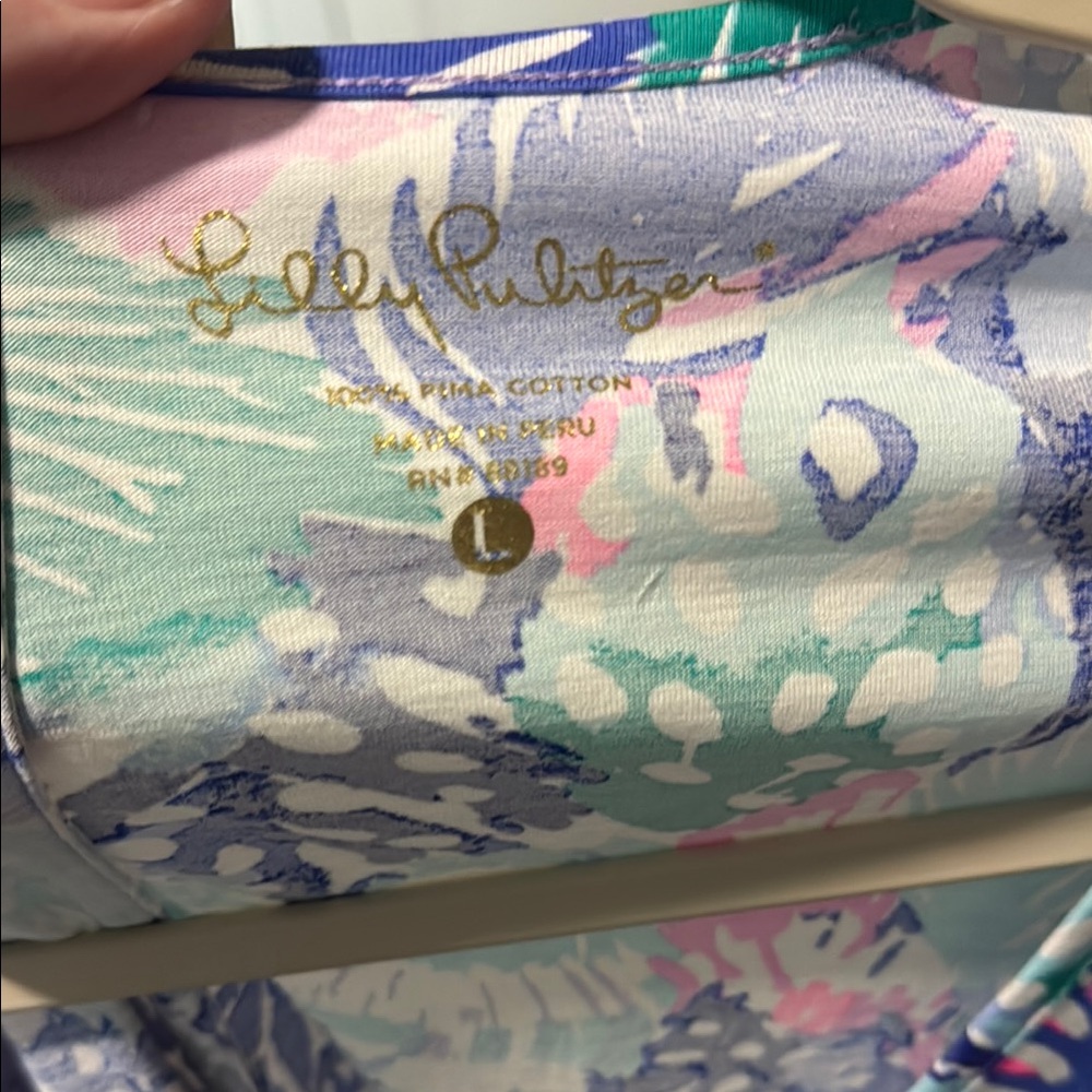 Lilly Pulitzer Multicolor Floral Cotton Top